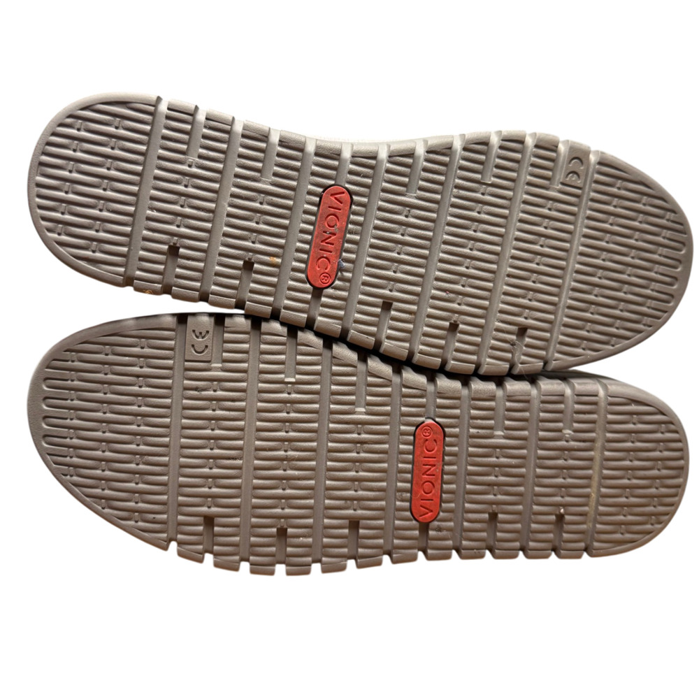 VIONIC Uptown Loafers Size 7.5 Grey Suede Lug Sole Slip On Orthotic Arch Support - Picture 9 of 14